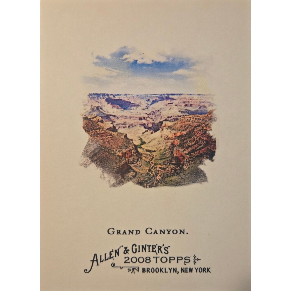 2008 Topps Allen & Ginter #144 Grand Canyon Historical Landmark Baseball Card
